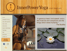 Tablet Screenshot of innerpoweryoga.net